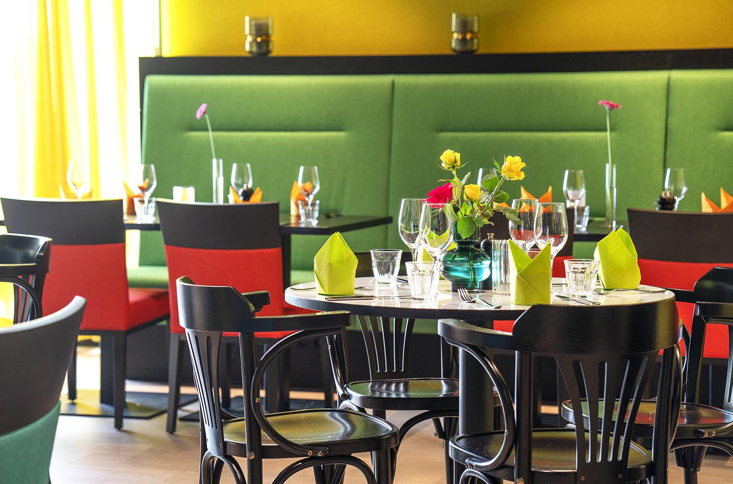 restaurant, møbler, hotell